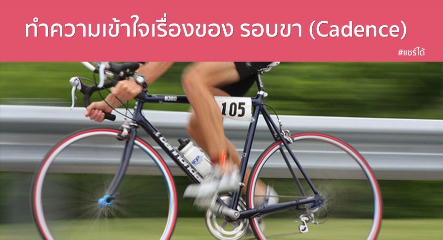 ทำความเข้าใจ เรื่องของ รอบขา (cadence)