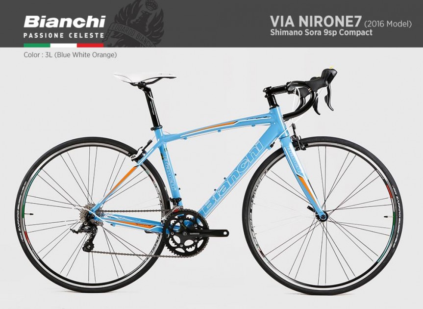 Bianchi 2016 : Nirone 7 ทั้ง 7 สีสดใสไฉไลกว่าเดิม
